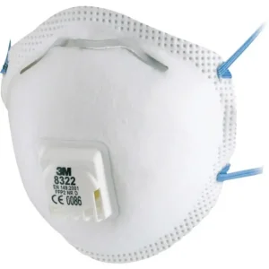 3M™ Mascarilla desechable para partículas, FFP2 NR D, con válvula, 8322 - 7100010817 Mayoreo