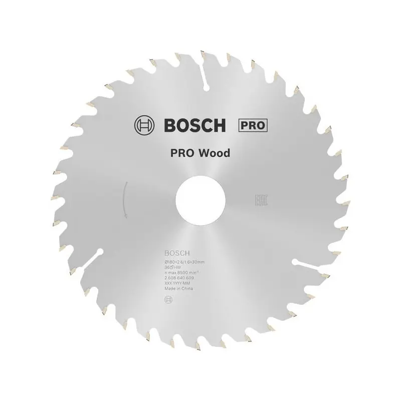 A Buen Precio Hoja de sierra circular PRO Wood, 180 x 2,6 x 30 mm, T36 Bosch, Ref.: 2608640609