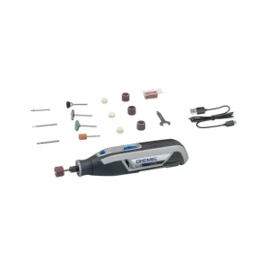 Alta Calidad DREMEL LITE MULTIHERRAMIENTA CON BATERÍA 3,6V (7760-15) CON 15 ACCESORIOS