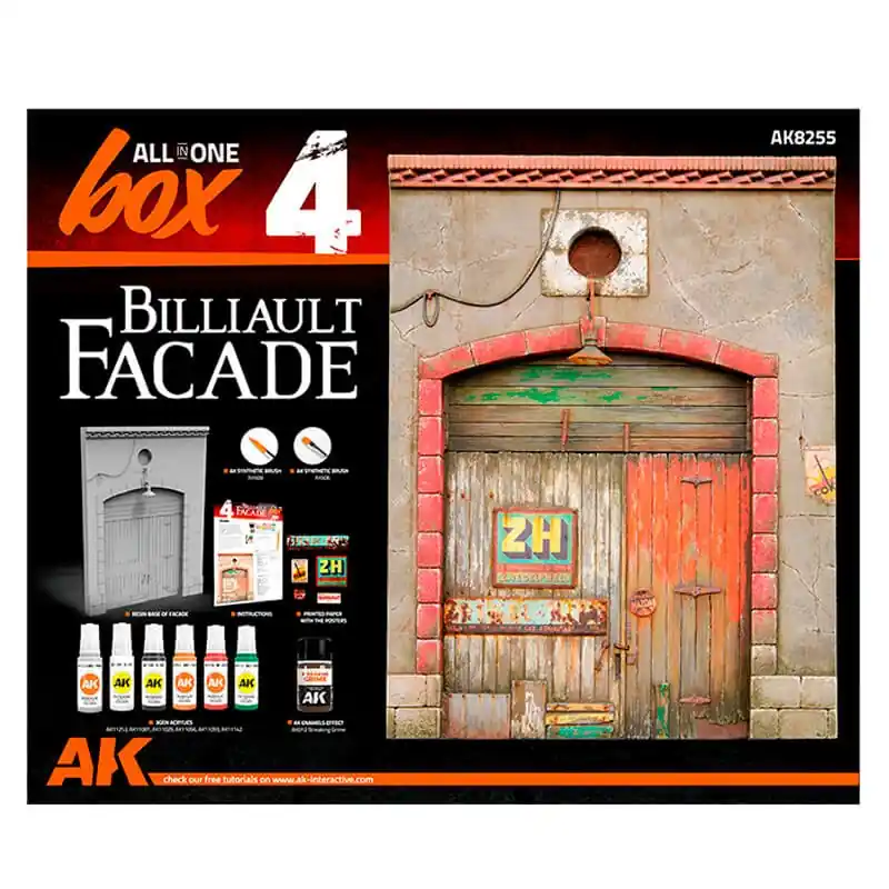 Alta Calidad All in one Box: Billiault Facade. AK INTERACTIVE AK8255