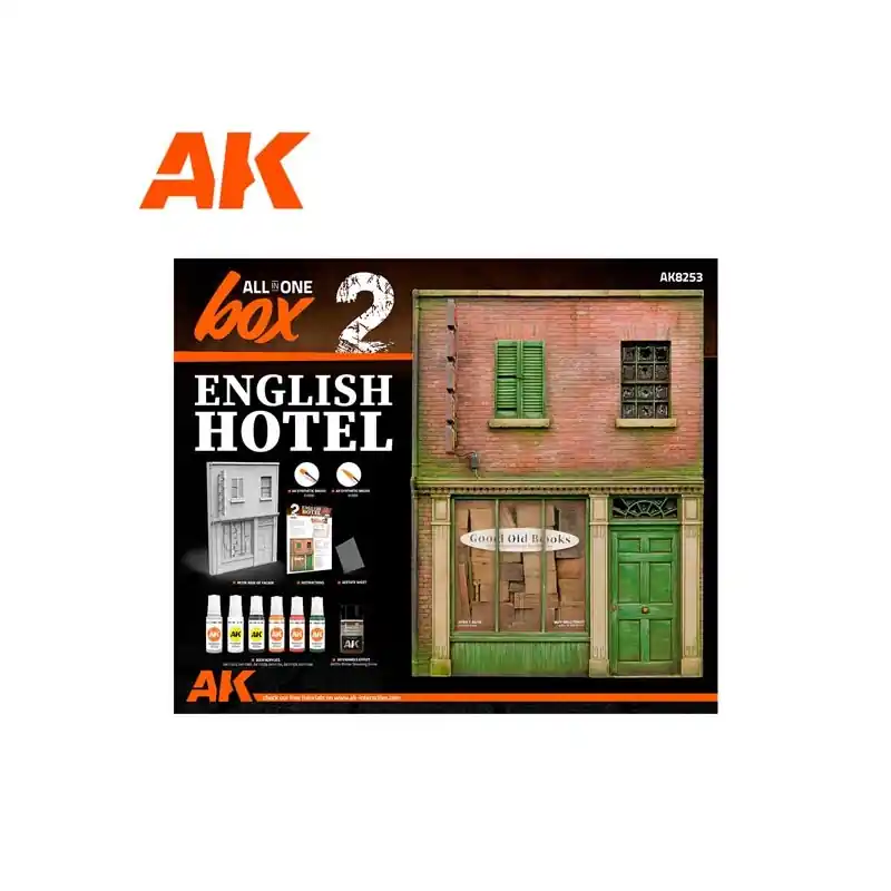 All in one Box: English Hotel. AK INTERACTIVE AK8253 Stock Limitado