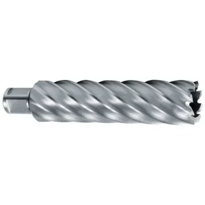 Última Oportunidad RUKO 1082024 BROCA HUECA HSS CON VÁSTAGO WELDON (3/4") RECTIFICADA CBN PROFUNDIDAD DE CORTE 110,0 MM (Ø 24,0 MM)