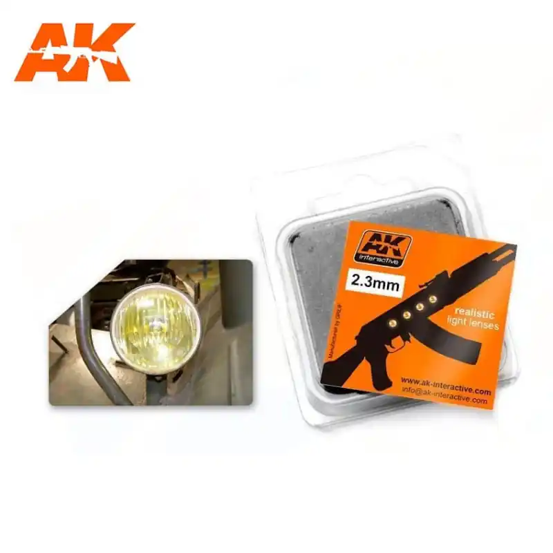 Barato Lente ámbar, 2.3 mm (x4). AK INTERACTIVE AK211