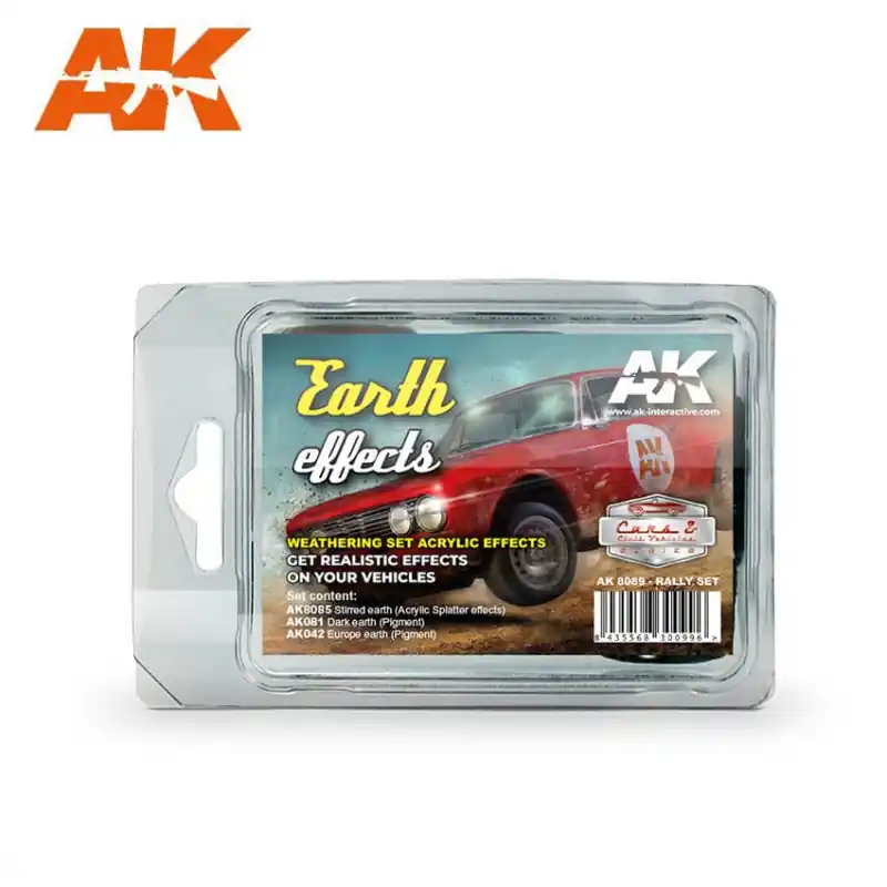 Venta Final Set de weathering efectos tierra (Set rally). AK INTERACTIVE AK8089