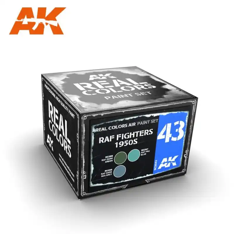 A Buen Precio Set de colores RAF FIGHTERS 1950S AK INTERACTIVE RCS043