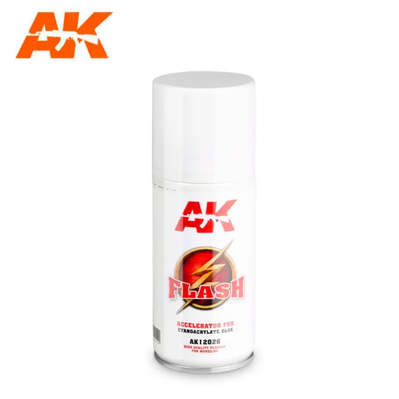 Acelerador de cianocrilato en spray. AK INTERACTIVE AK12026 Última Versión